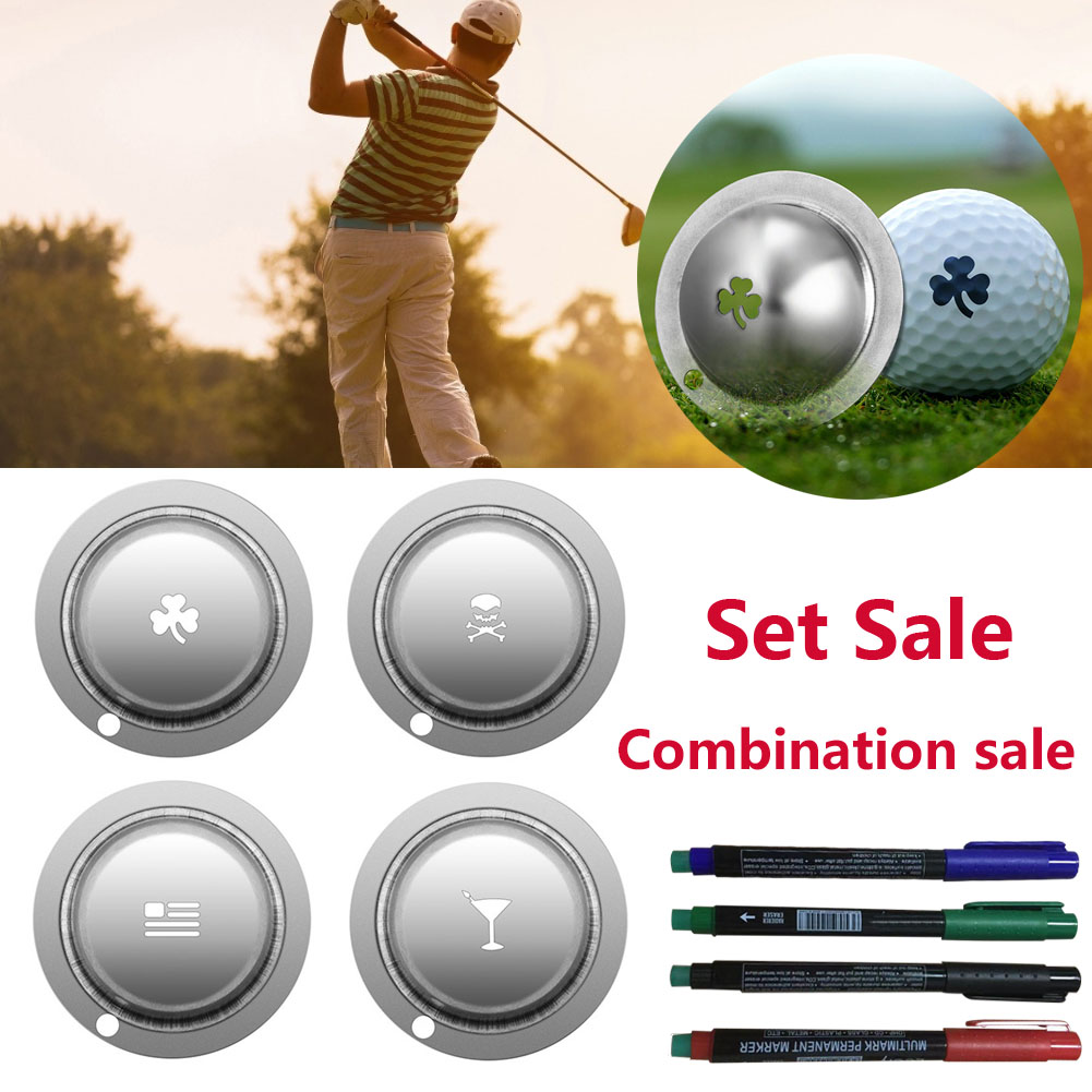 Golf Exercise Equipment - Stainless Steel Golf Ball Line Marker