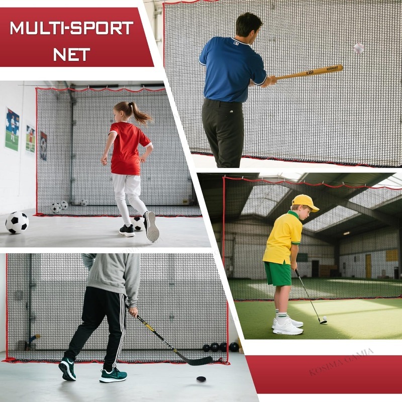 Heavy Duty Golf Net 10x10FT Go - Practice Net Hitting ulasan dan harga