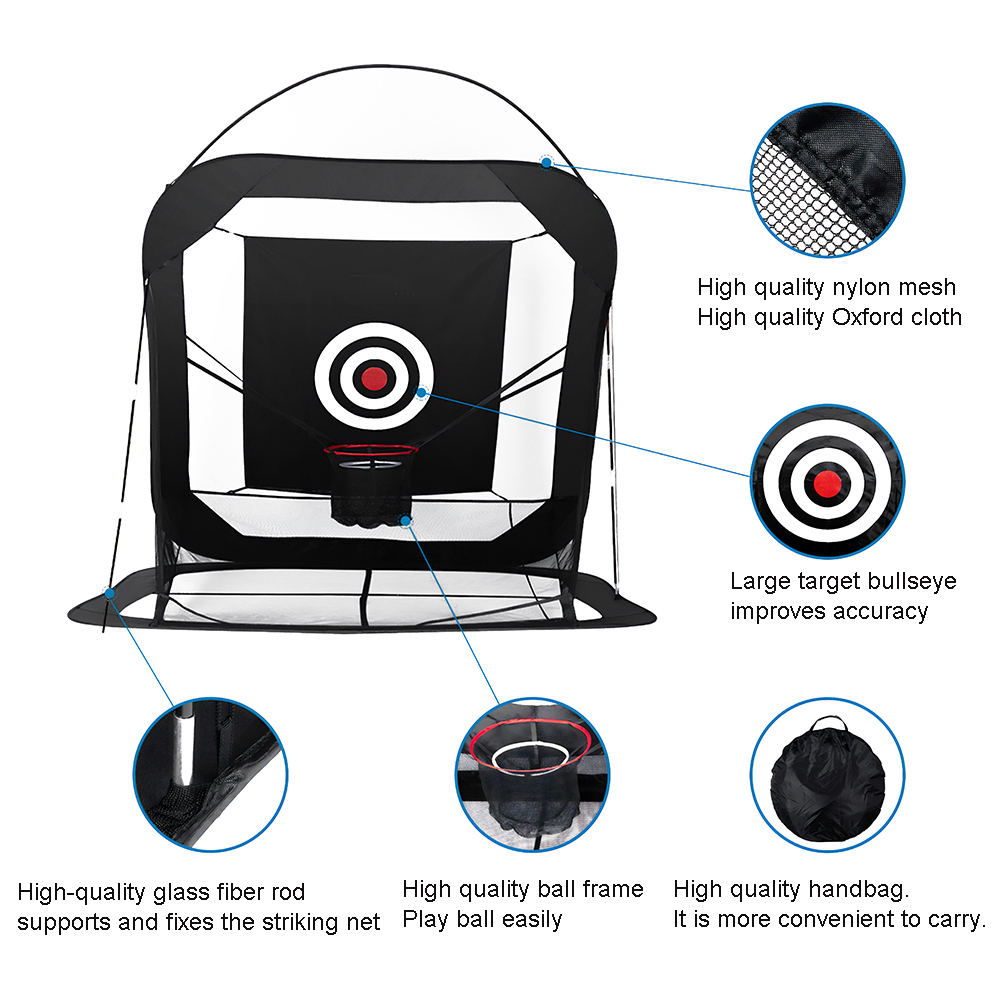 Portable Golf Hitting Net, Fol - Practice Net Hitting ulasan dan harga