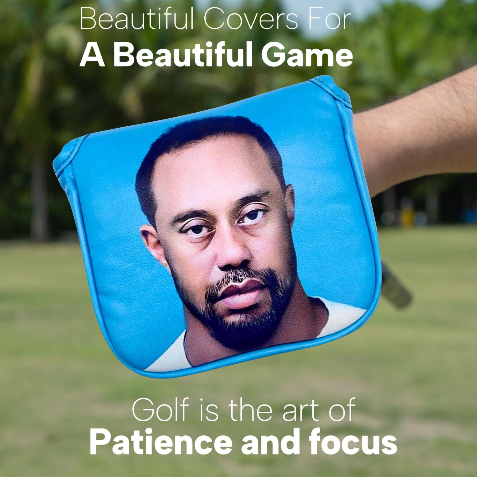 Funny Golf Putter Covers , Gol - Putter Mallet Blade ulasan dan harga