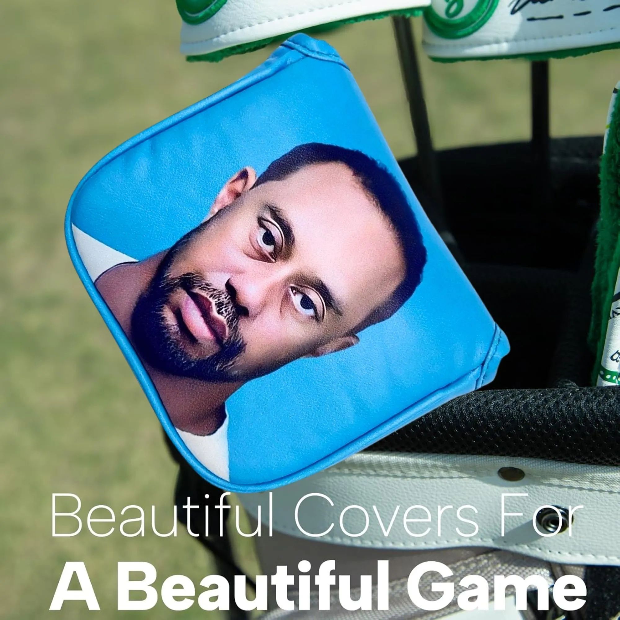 Funny Golf Putter Covers , Gol - Putter Mallet Blade ulasan dan harga