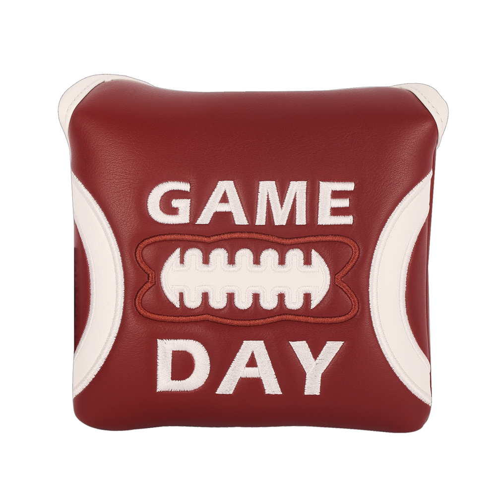 PU Leather Game Day Embroidery - Putter Mallet Blade ulasan dan harga