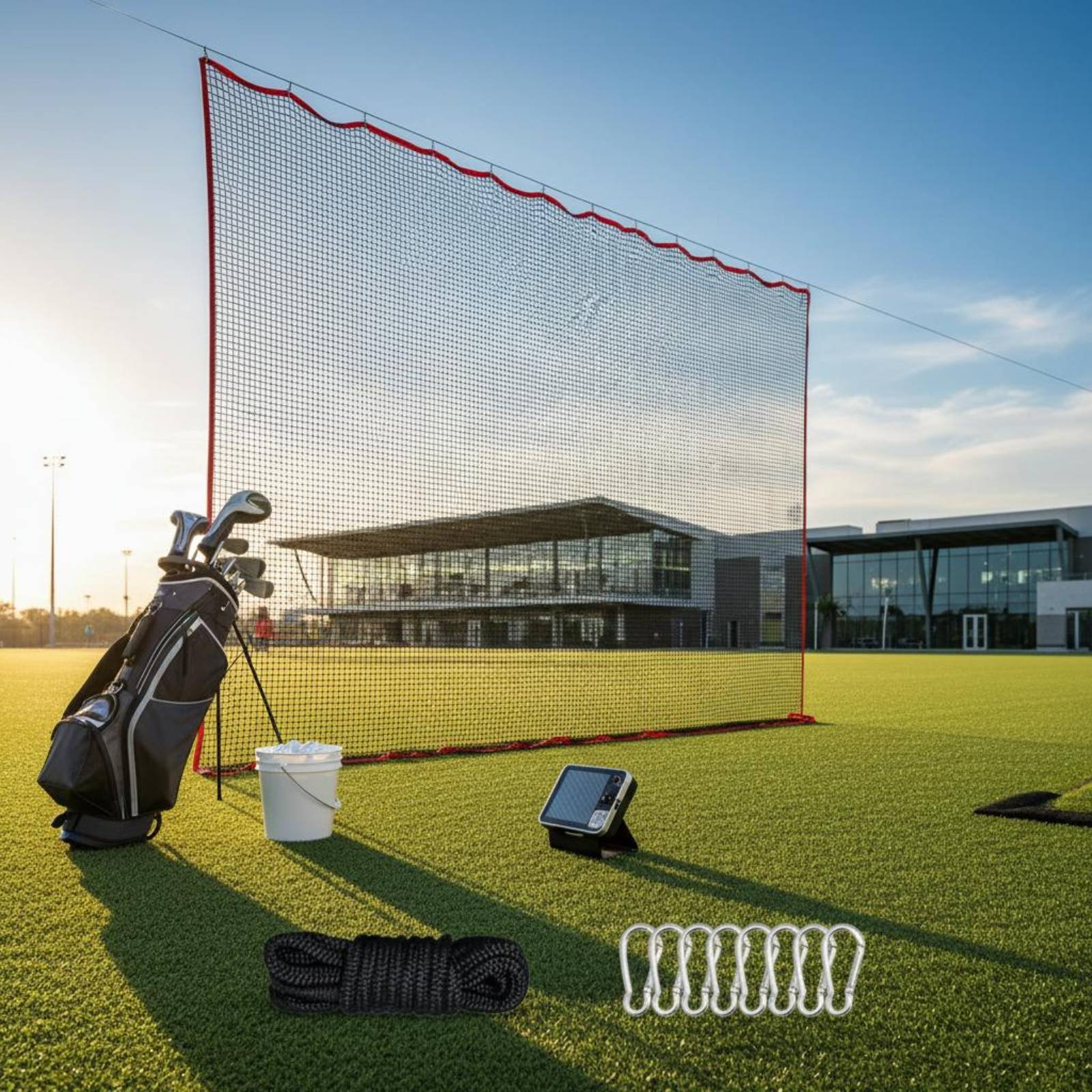 Golf Practice Net Soft Mesh Go - Practice Net Hitting ulasan dan harga