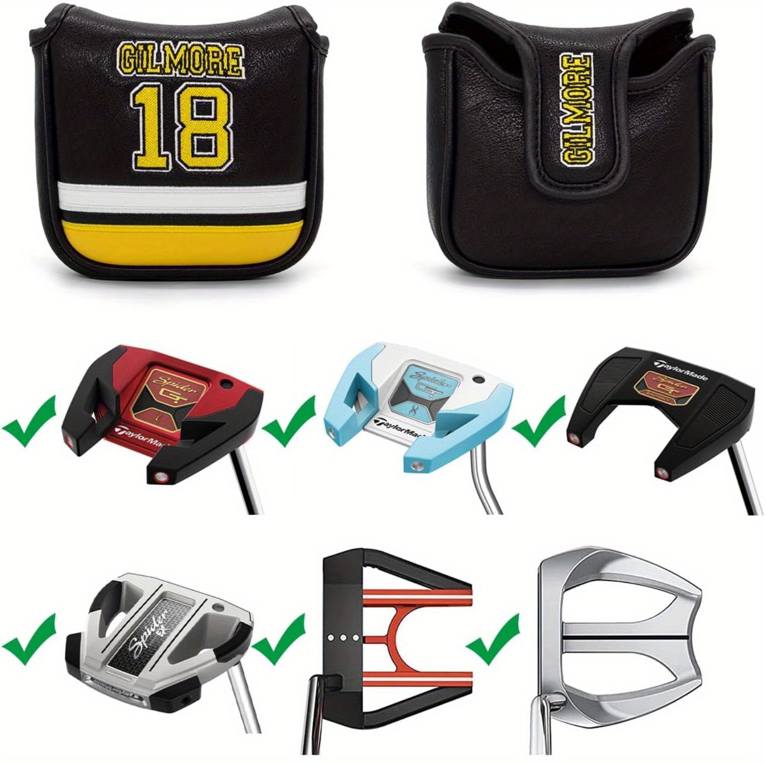 Funny Golf Headcover Golf Club - Putter Mallet Blade ulasan dan harga