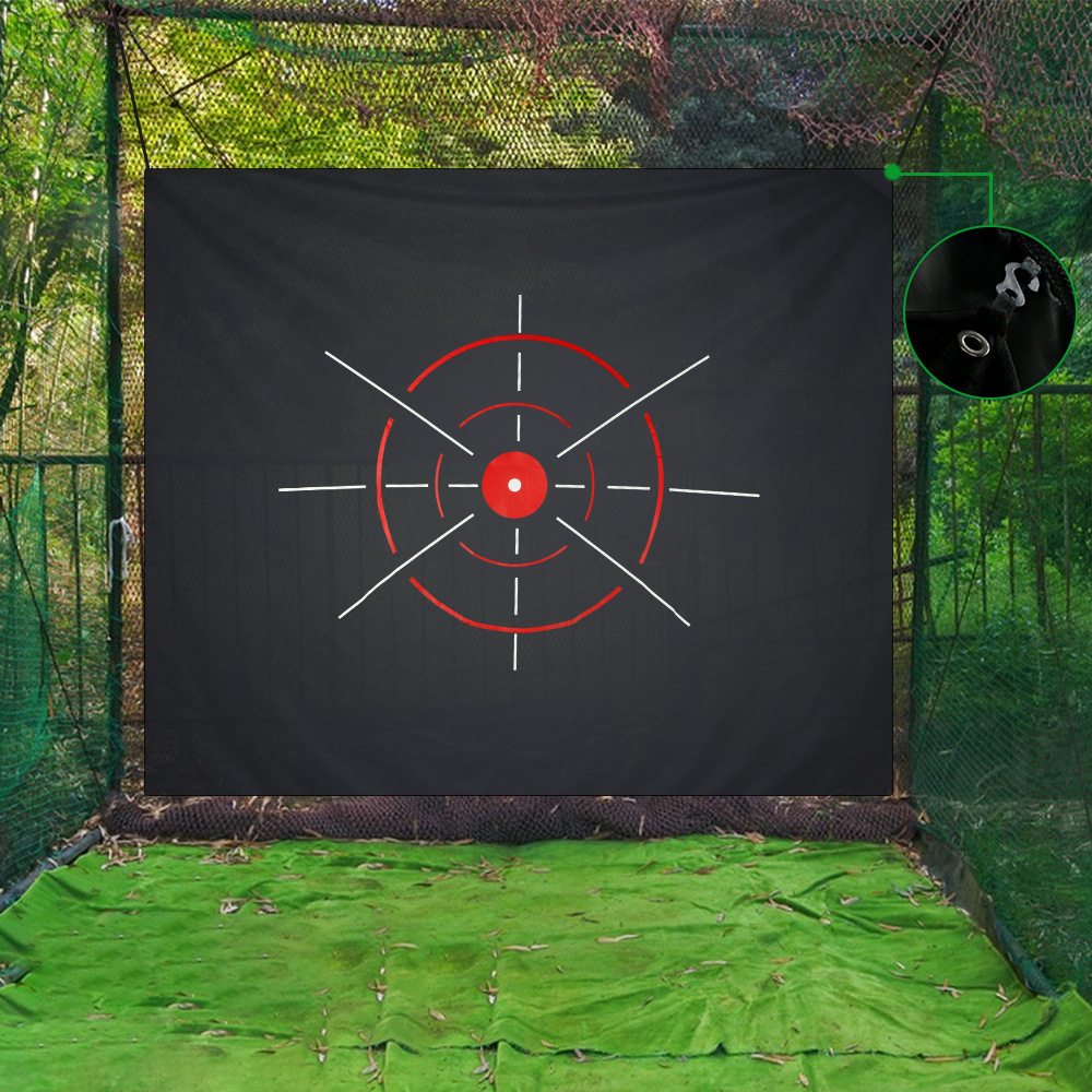 168x146cm Golf Target Cloth Hi - Practice Net Hitting ulasan dan harga