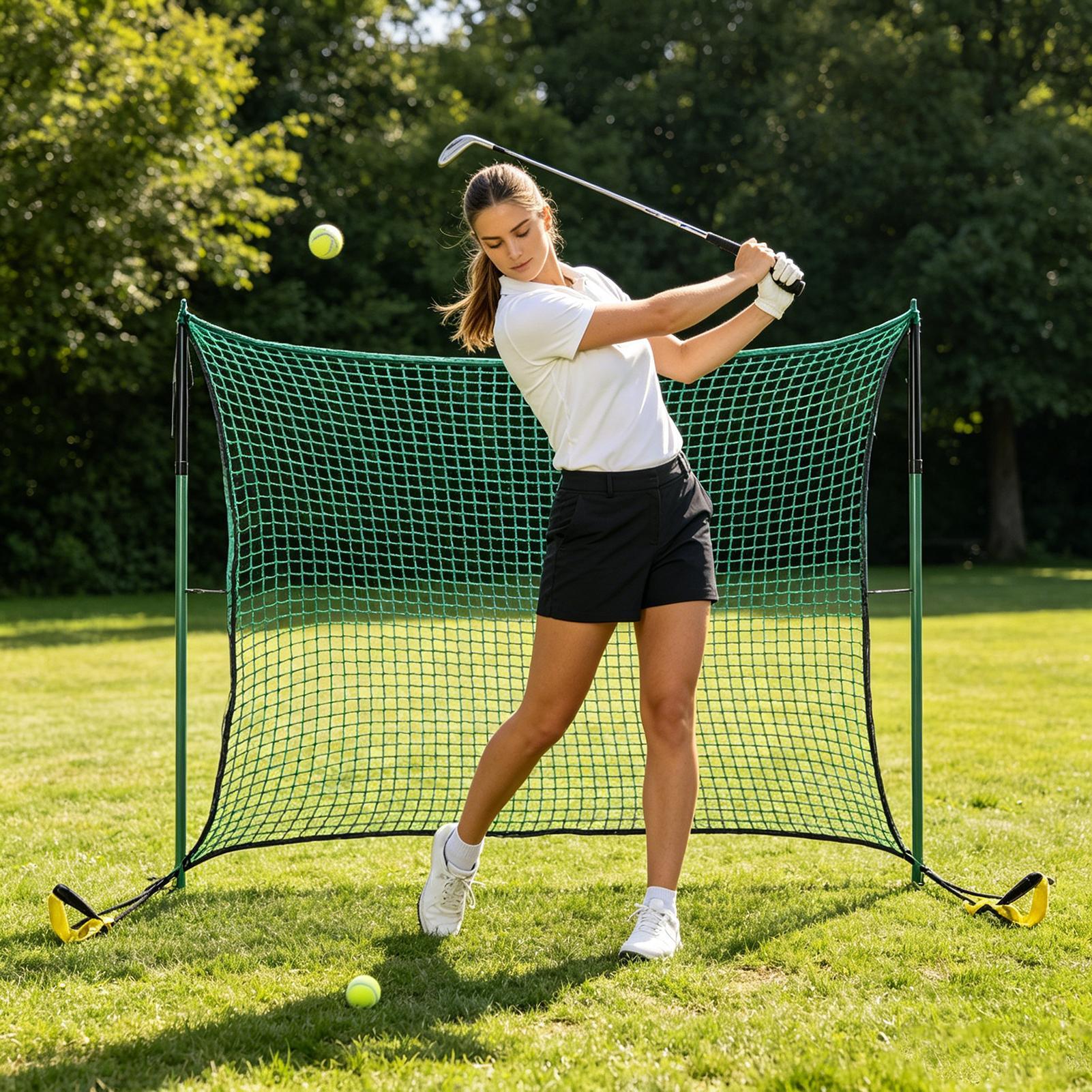 Golf Hitting Net Outdoor Train - Practice Net Hitting ulasan dan harga