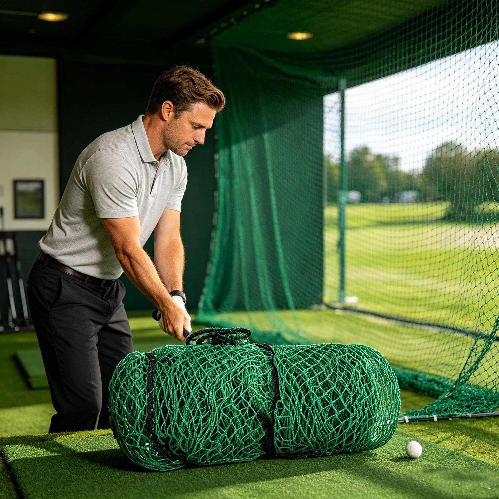 Golf Hitting Net Outdoor Train - Practice Net Hitting ulasan dan harga