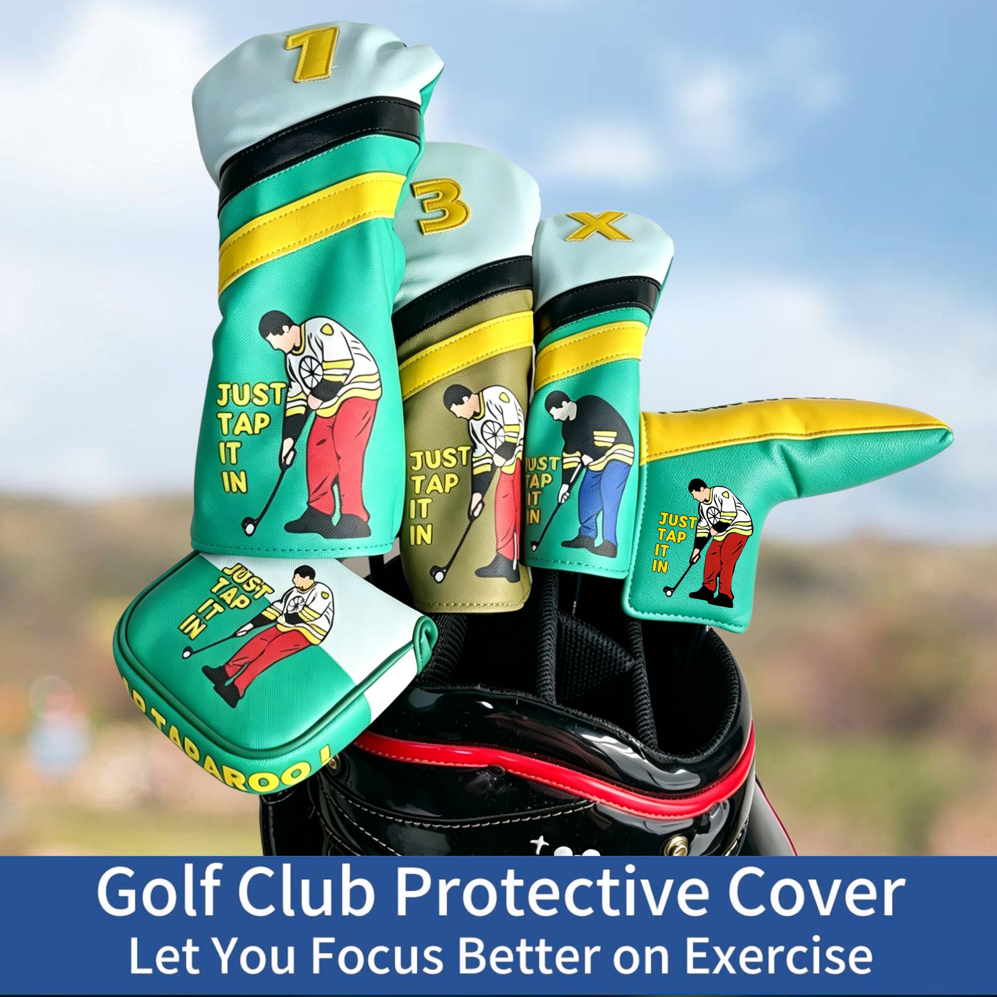 Happy Gilmore Golf Headcover C - Putter Mallet Blade ulasan dan harga