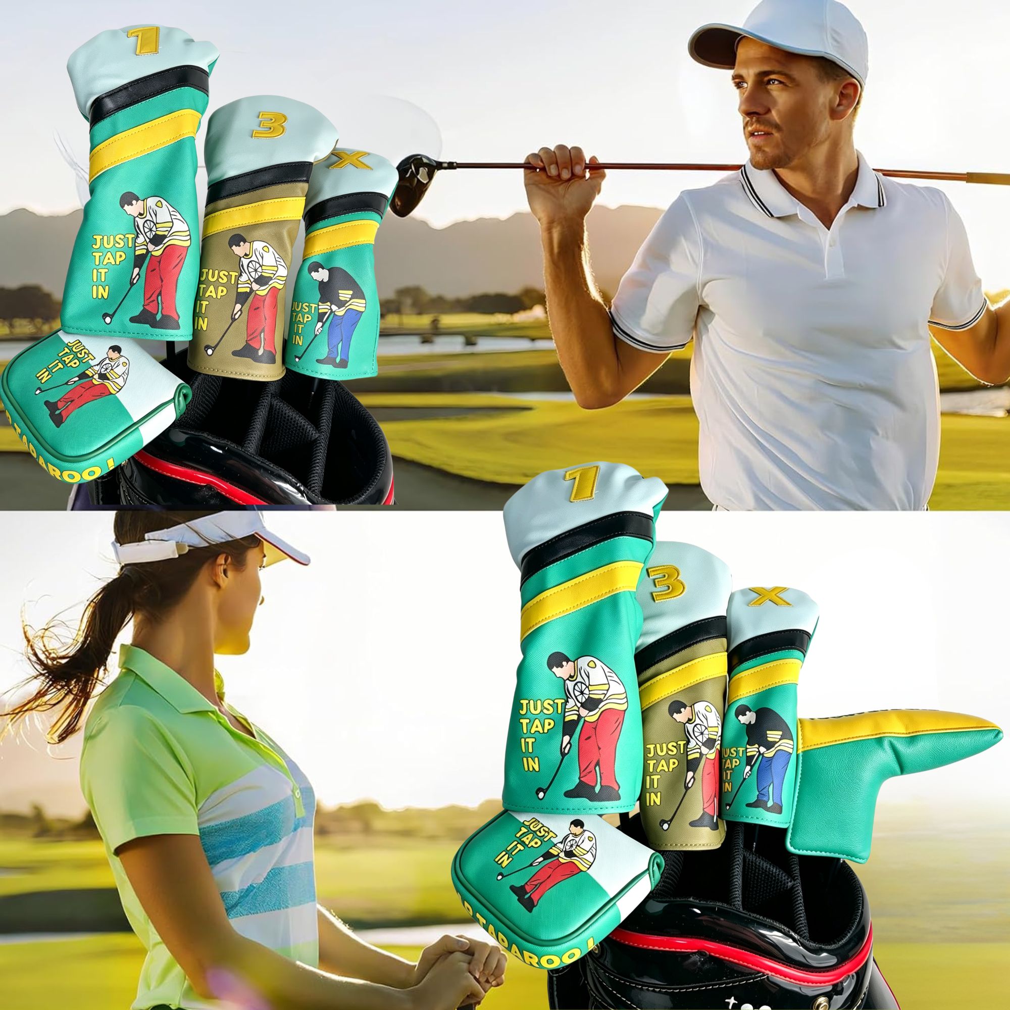 Happy Gilmore Golf Headcover C - Putter Mallet Blade ulasan dan harga