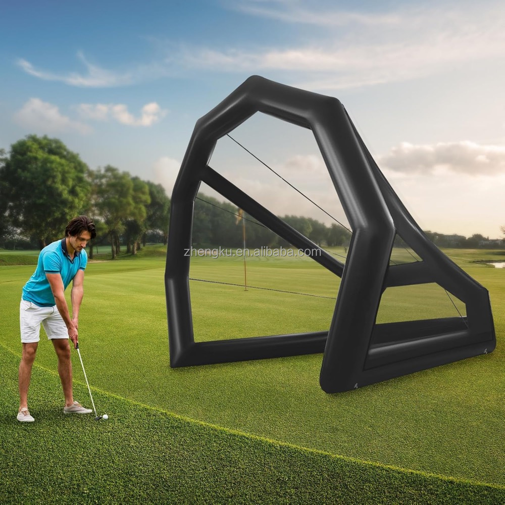 Inflatable Golf Practice Swing - Practice Net Hitting ulasan dan harga
