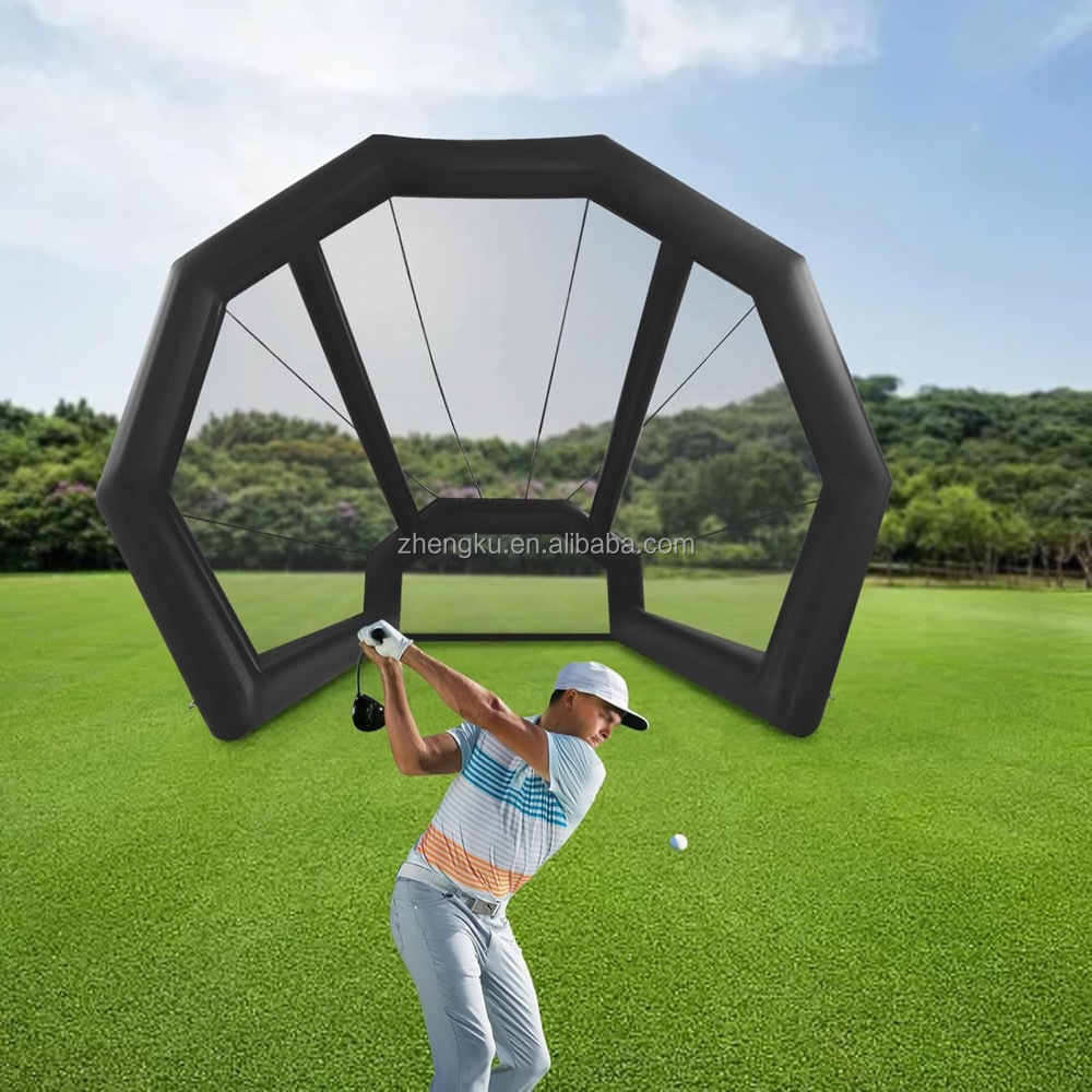 Inflatable Golf Practice Swing - Practice Net Hitting ulasan dan harga