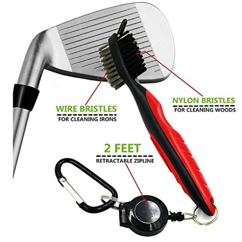 1-4Pcs Golf Groove Cleaning Br - Golf Equipment Junior ulasan dan harga
